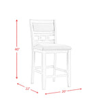 Amherst Counter Height Dining Set-Table and Four Side Chairs