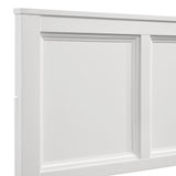 ARIES 4/6 F PANEL BED-HB/FB/RAILS-WHITE