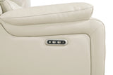 CICERO CONSOLE LOVESEAT W/ PWR FR & HR-CREAM