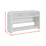 Ridgemont Sofa Table with Bottom Shelf