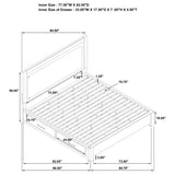 Kenora Panel Platform Storage Bed with LED Lighting