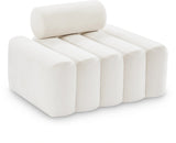 Melody Cream Velvet Chair