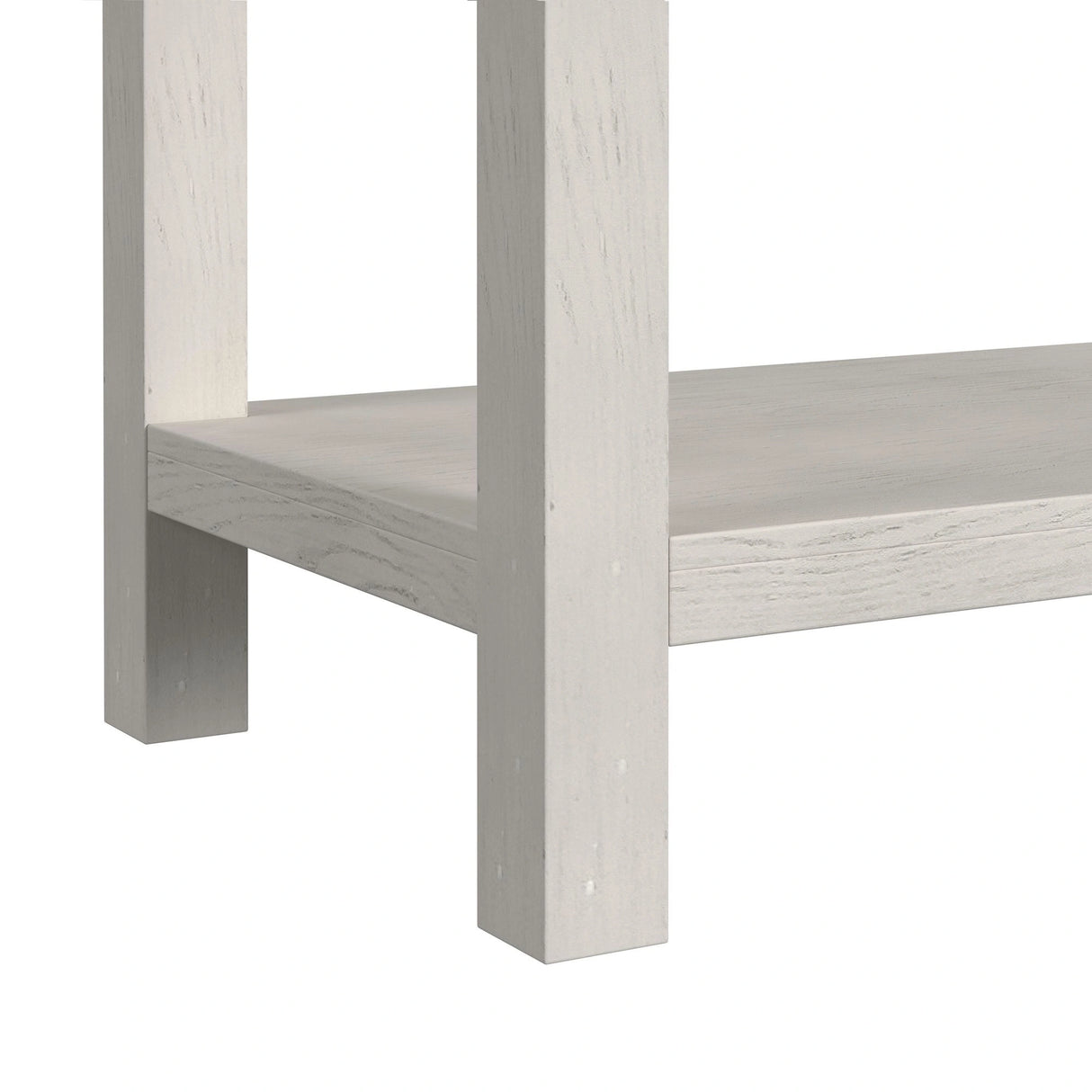 Avalanche Sofa Table in Antique White
