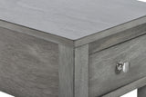NOAH END TABLE WITH DRAWER-GRAY