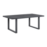 Playa Standard Height Dining Set in Dark Grey-Table and Four Chairs