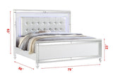 Galaxy Home Sterling King Bed in White
