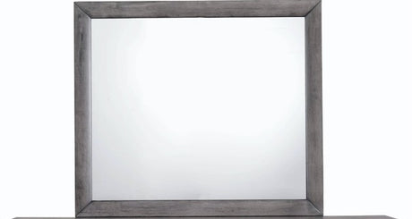 Elements International Emily Grey Mirror in Gray image