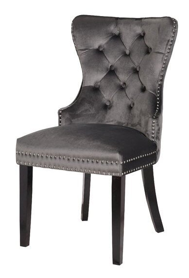 Galaxy Home Erica Wood Legs Dining Chair - Thumbnail 3