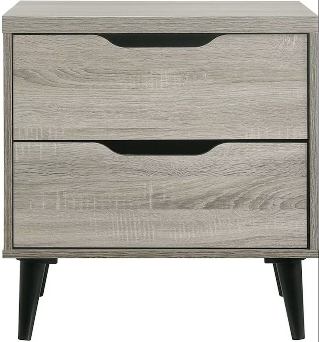 Elements International Ernesto Nightstand in Grey image