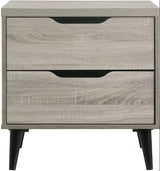 Elements International Ernesto Nightstand in Grey image