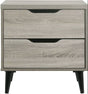 Elements International Ernesto Nightstand in Grey image