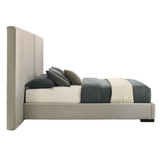 Penrose + Aspen - Modern Beige + Brown Ash 4-Piece Bedroom Set
