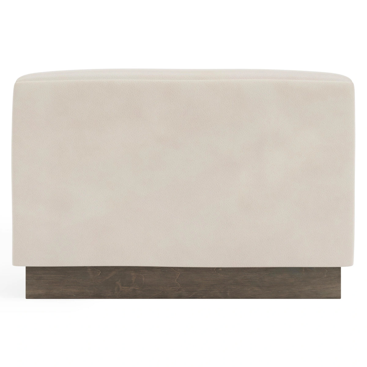 Merino Leather Ottoman
