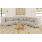 Four Seasons Wedge in Woolen Camel with 2 Pillows