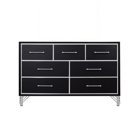 Ava 7 Drawer Dresser-Ebony
