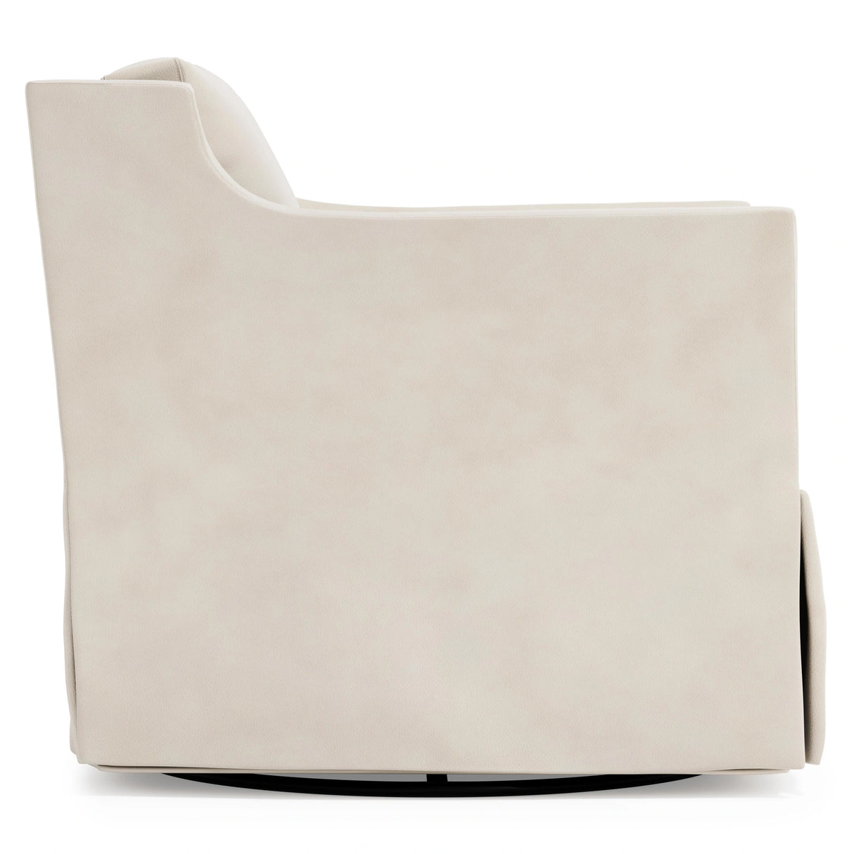 Delaney Leather Swivel Chair Without Nails