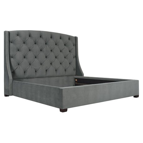 Jordan Fabric Shelter Bed Extended Queen (64" H)