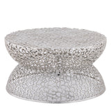 T3704-35 COFFEE TABLE SILVER