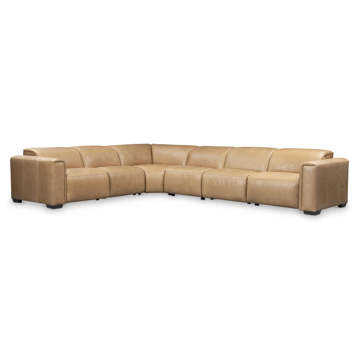 Billings Leather Power Motion Sectional