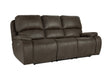 Brookings Sofa W/Pwr Hr & Fr-Brown