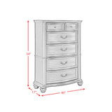 Brunswick 5-Drawer Chest in Mahogany