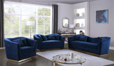 Arabella Navy Velvet Sofa