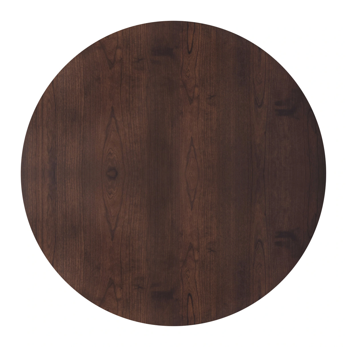 Tioga 47" Round Table-Brown Cherry