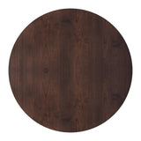 Tioga 47" Round Table-Brown Cherry