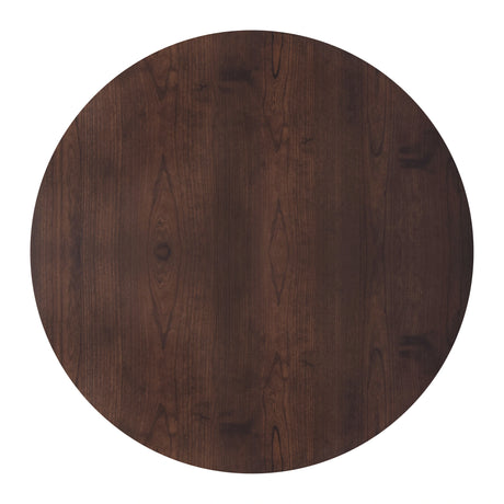 Tioga 47" Round Table-Brown Cherry