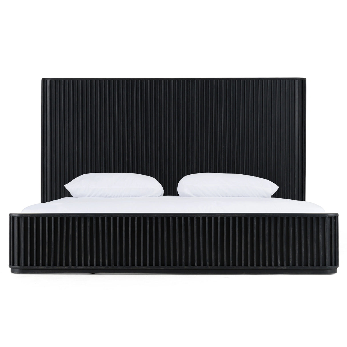 Fields - Modern Black Acacia Bed