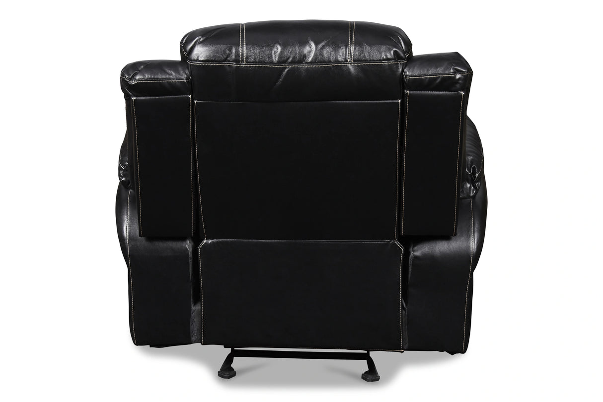 FLYNN GLIDER RECLINER-BLACK