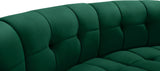 Limitless Green Velvet 15pc. Modular Sectional