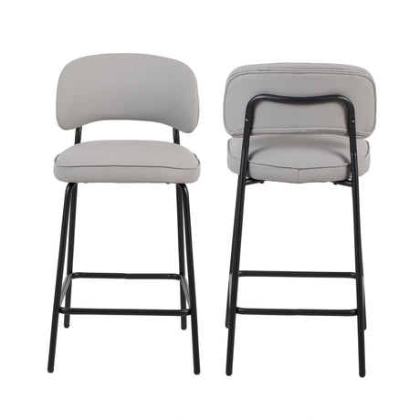 Blythe Ivory Vegan Leather Counter Chair (2 Per Carton)