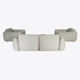 Palma - Outdoor Grey Olefin Fabric Sofa Set