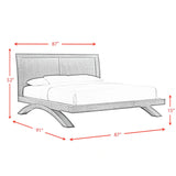 Allan Panel Bedroom Set in Black