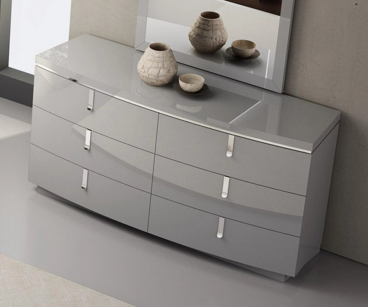 J&M Furniture New York Dresser in Grey
