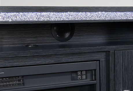 Lily Ent Unit 72 Inch with LED, Speakers, Crystal Inserts