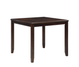 GIA 5PC 42" SQUARE COUNTER TABLE & 4 CHAIRS-CHERRY