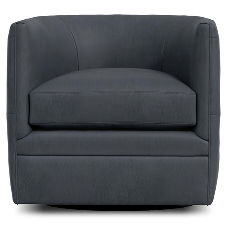 Palazzo Leather Swivel Chair Without Nails