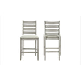 Pascal Ladderback Counter Chair (2 Per Carton)-Driftwood