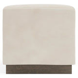 Merino Leather Ottoman