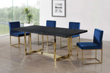 Giselle Navy Velvet Dining Chair
