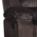 Willow Sofa W/Dual Recliner-Brown