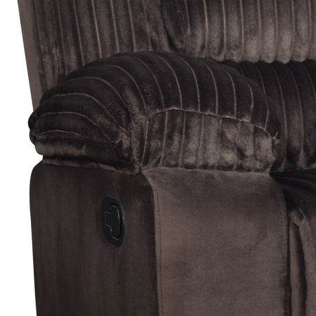 Willow Sofa W/Dual Recliner-Brown