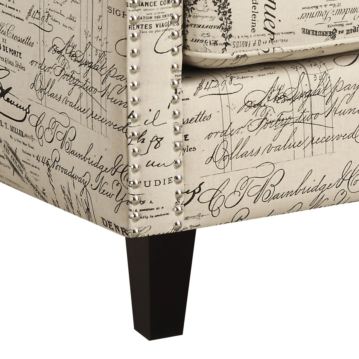 Erica 497 Chair w/Chrome Nails