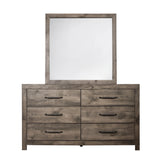 Misty Lodge Mirror- Greige
