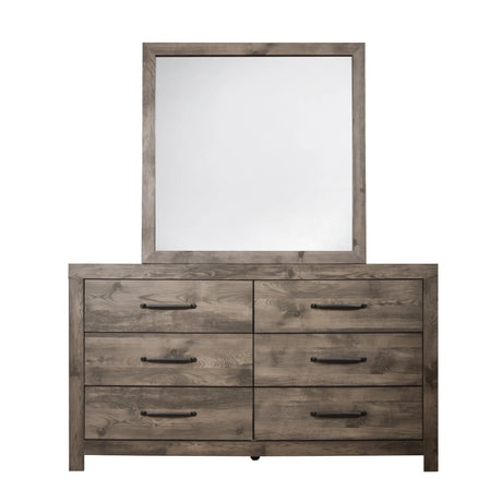 Misty Lodge Mirror- Greige