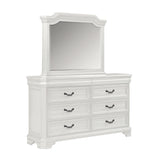 Lyndhurst Landscape Mirror- Vintage White