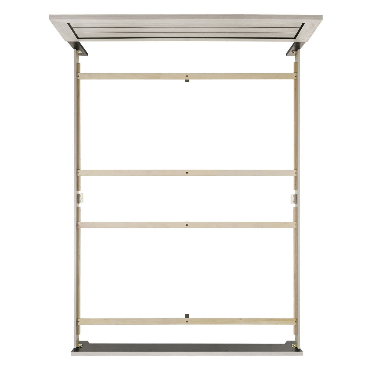 Elements International Makayla King Panel Bed in Natural