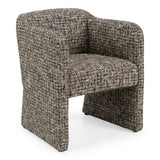 Oldford - Modern Beige + Black Fabric Dining Chair